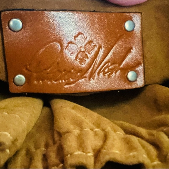 Patricia Nash Crossbody Bag Tooled Turquoise Stipes Sling Crossbody Bag - Picture 14 of 16